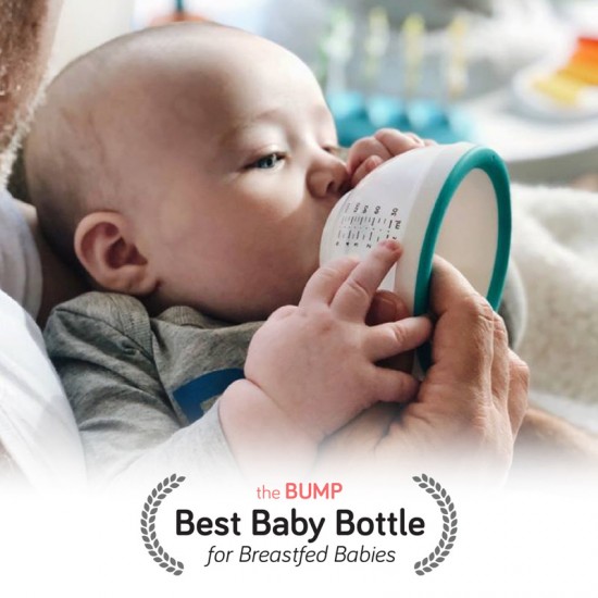 Nanobébé Breastmilk steklenička za materino mleko 2 kosa GEN1 - Teal Nanobébé Breastmilk steklenička za materino mleko 2 kosa GEN1 - Teal