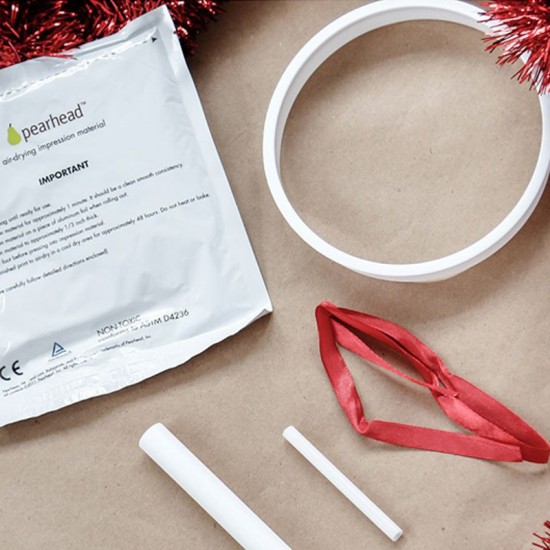 Pearhead® PET Božični odtis tačke z glino