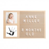 Pearhead Leseni letter board, slika in Clean-Touch odtis
