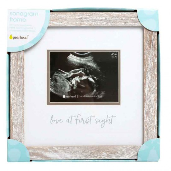 Pearhead® Rustikalni sonogram okvir - Love at First Sight
