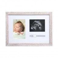 Pearhead® Rustikalni okvir - Slika, sonogram in porodna ID zapestnica