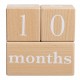 Pearhead® Lesene kocke Baby Age