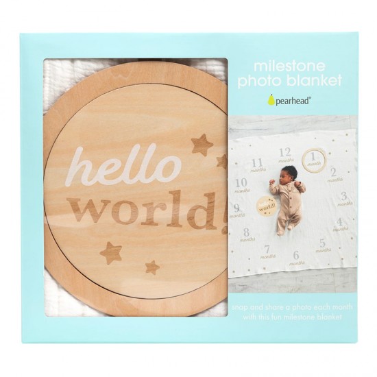 Pearhead® Foto odejica Milestone Photo Blanket