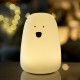 Rabbit&Friends Mehka lučka Medvedek - Bela - USB-C