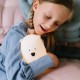 Rabbit&Friends Mehka lučka Medvedek - Bela - USB-C