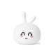 Rabbit&Friends Mehka lučka Sladki zajček - Bela - USB polnjenje