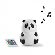 Rabbit&Friends Mehka lučka Panda z dalj. upravljalcem in Bluetooth zvočnikom