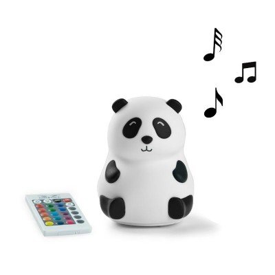 Rabbit&Friends Mehka Lučka Panda z dalj.upravljalcem in Bluetooth zvočnikom - Bela - VZOREC
