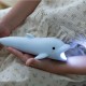 Rabbit&Friends Silikonska svetilka - Delfin - USB-C