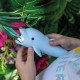 Rabbit&Friends Silikonska svetilka - Delfin - USB-C