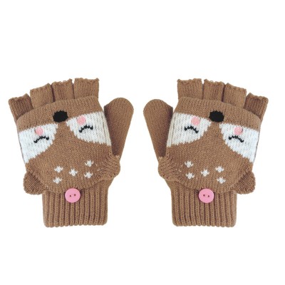 Rockahula Otroške pletene rokavice - Doris Deer (3-6 let)