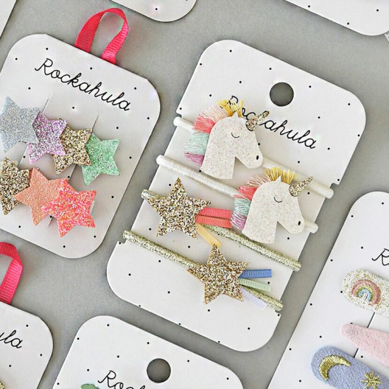 Rockahula Elastike za lase - Rainbow Unicorn