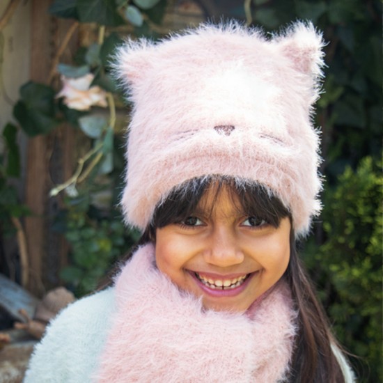 Rockahula Otroška zimska kapa - Clara Cat (3-6 let) 