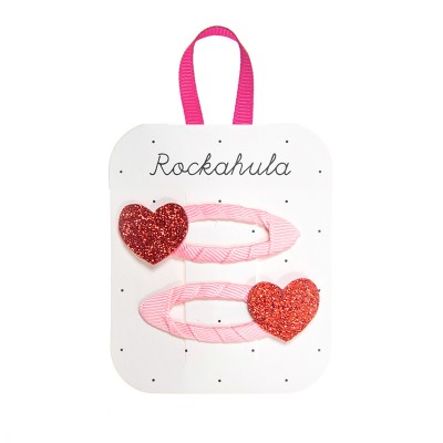 Rockahula Sponke za lase - Love Heart Glitter