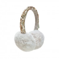 Rockahula Naušniki z nastavljivim trakom - Shimmer Sequin Ivory