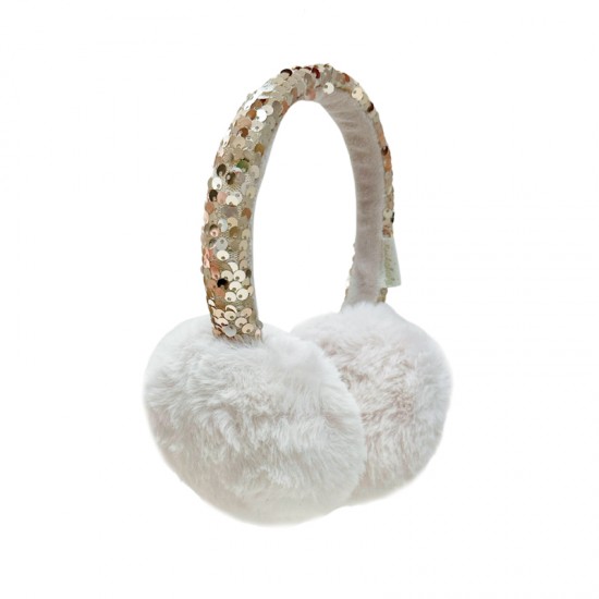 Rockahula Naušniki z nastavljivim trakom - Shimmer Sequin Ivory Rockahula Naušniki z nastavljivim trakom - Shimmer Sequin Ivory