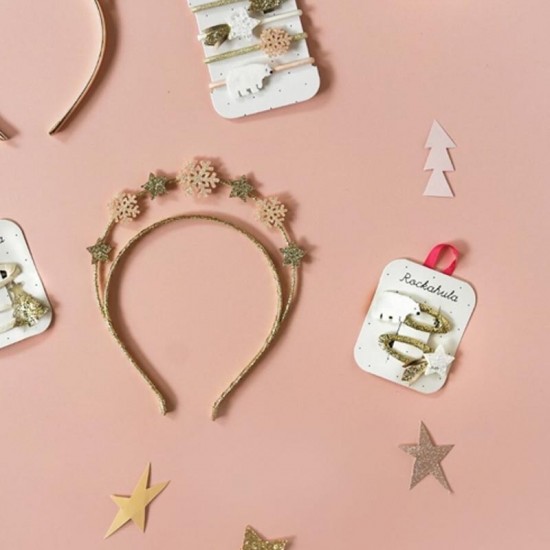 Rockahula Obroč za lase - Shimmer Snowflake