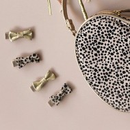 Rockahula Sponke za lase - Leopard Shimmer Mini Bow