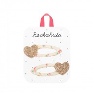 Rockahula Sponke za lase - Tiny Blossom Glitter Heart
