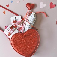 Rockahula Elastike za lase - Love Heart Glitter