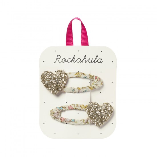 Rockahula Sponke za lase - Petal Glitter Heart