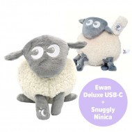 Sweet Dreamers KOMPLET Ewan Deluxe USB-C & ninica Snuggly - Siva