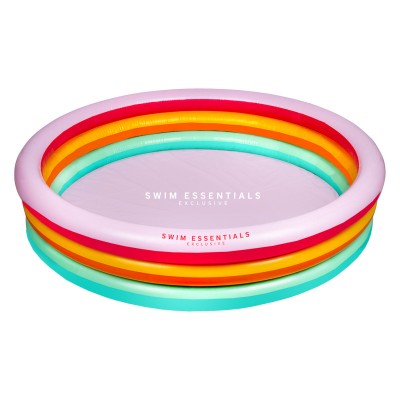 Swim Essentials Otroški bazen Happy Rainbow - 150 cm