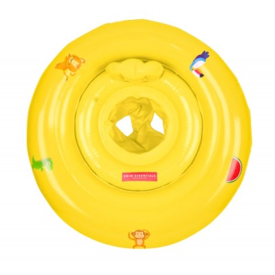 Swim Essentials Plavalni obroč s hlačkami Tropical Yellow - 0-1 let