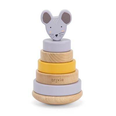 Trixie® Leseni obroči za zlaganje Mrs. Mouse
