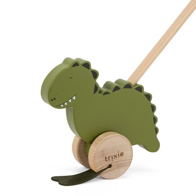 Trixie® Lesena igrača za potiskanje Mr. Dino