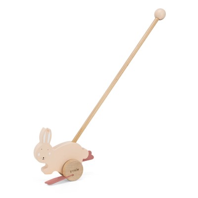 Trixie® Lesena igrača za potiskanje Mrs. Rabbit