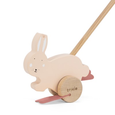 Trixie® Lesena igrača za potiskanje Mrs. Rabbit