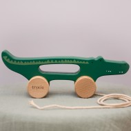 Trixie® Lesena igrača na kolesih Mr. Crocodile
