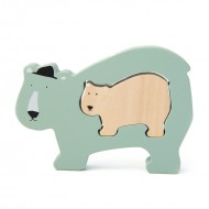 Trixie® Lesena sestavljanka Baby Mr. Polar Bear