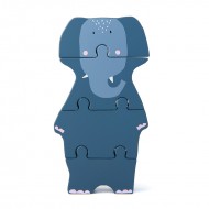 Trixie® Lesena sestavljanka, telo od živali Mrs. Elephant