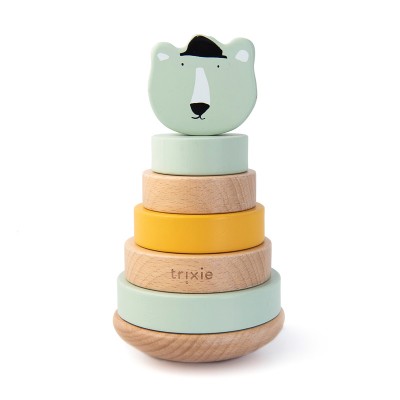 Trixie® Leseni obroči za zlaganje Mr. Polar Bear