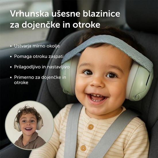 ZAZU Premium protihrupne slušalke za dojenčke in malčke - Beige