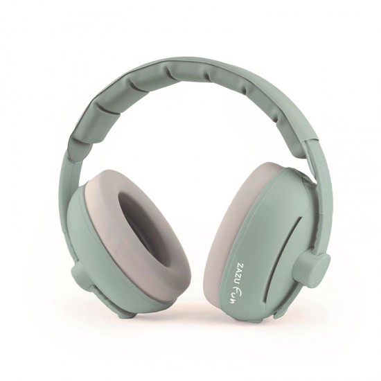 ZAZU Premium protihrupne slusalke za dojencke in malcke - Green