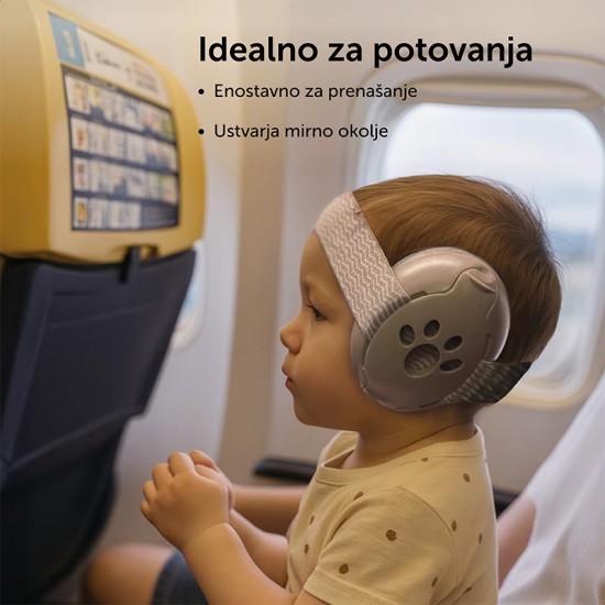 ZAZU Premium protihrupne slušalke za dojenčke in malčke - Pink