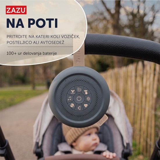 ZAZU Prenosna naprava za umirjanje Suzy Deluxe - Deep Blue - USB-C