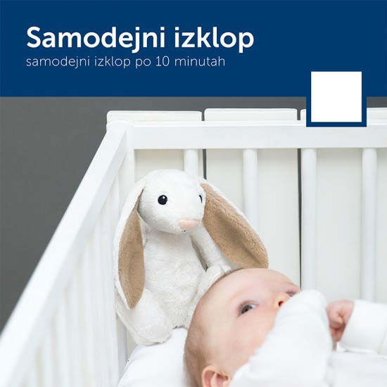 ZAZU Glasbena igrača s pomirjujočimi zvoki Zajček Bibi