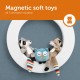 Zazu Stenska lučka z mehkimi magnetnimi igračami - USB polnjenje