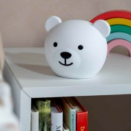 ZAZU Mehka Silikonska lučka medved Bor - USB-C ZAZU Mehka Silikonska lučka medved Bor - USB-C