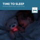 ZAZU Sleep trainer igrača z lučko in pomirjujočimi zvoki Brody - Taupe