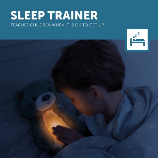 ZAZU Sleep trainer igrača z lučko in pomirjujočimi zvoki Brody - Blue - VZOREC