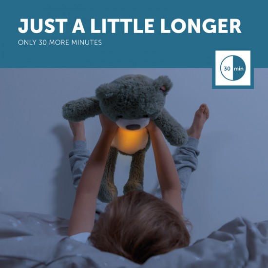 ZAZU Sleep trainer igrača z lučko in pomirjujočimi zvoki Brody - Blue - VZOREC