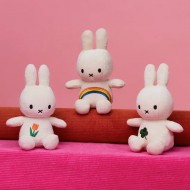 Miffy zajček mehka igrača Four Leaf Clover Offwhite - 18 cm - VZOREC