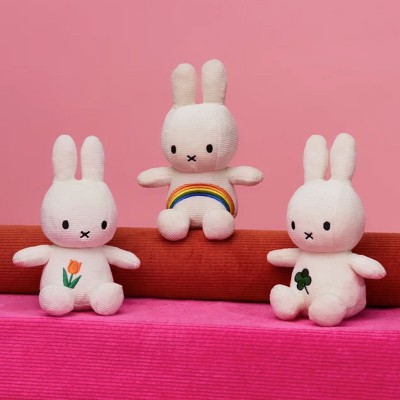 Miffy zajček mehka igrača Four Leaf Clover Offwhite - 18 cm - VZOREC