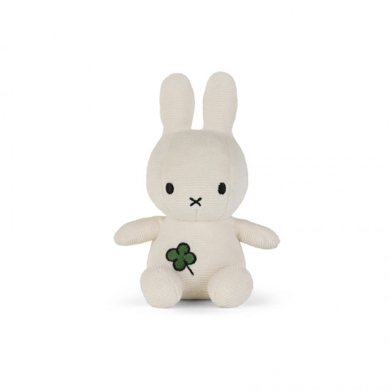 Miffy zajček mehka igrača Four Leaf Clover Offwhite - 18 cm - VZOREC