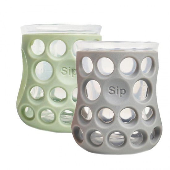Cognikids SIP- prvi mali kozarček - zelena/siva - VZOREC